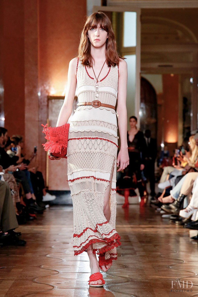 Evelyn Nagy featured in  the Altuzarra fashion show for Spring/Summer 2020