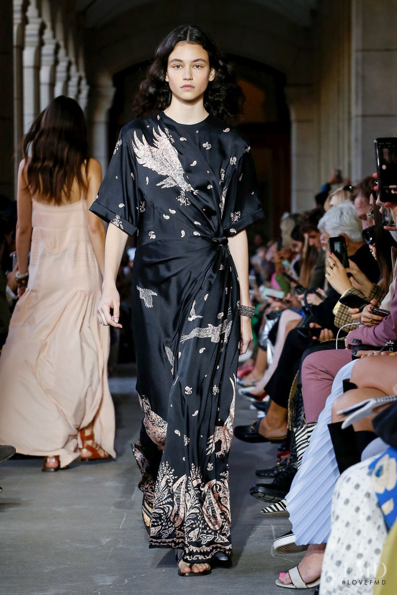 Beloslava Bell Hinova featured in  the Cedric Charlier fashion show for Spring/Summer 2020
