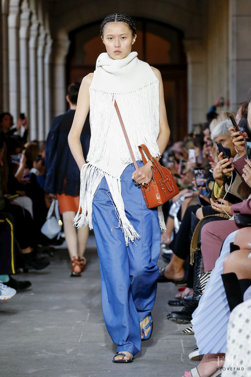 Su Kexin featured in  the Cedric Charlier fashion show for Spring/Summer 2020