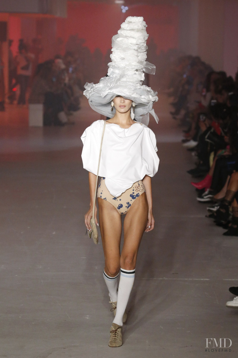 Bella Hadid featured in  the Vivienne Westwood fashion show for Spring/Summer 2020