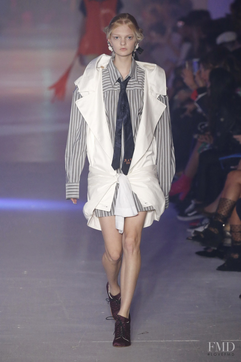 Unia Pakhomova featured in  the Vivienne Westwood fashion show for Spring/Summer 2020