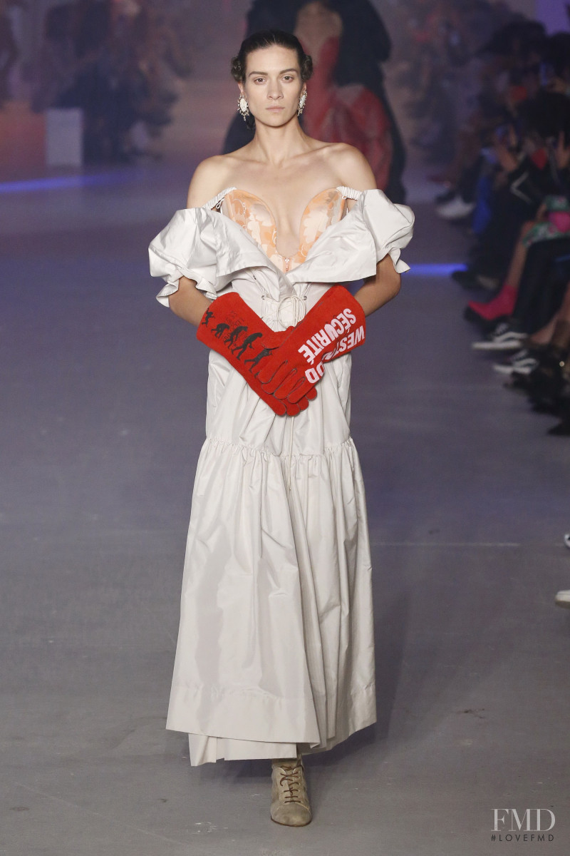 Vaiora Cob Strogonova featured in  the Vivienne Westwood fashion show for Spring/Summer 2020