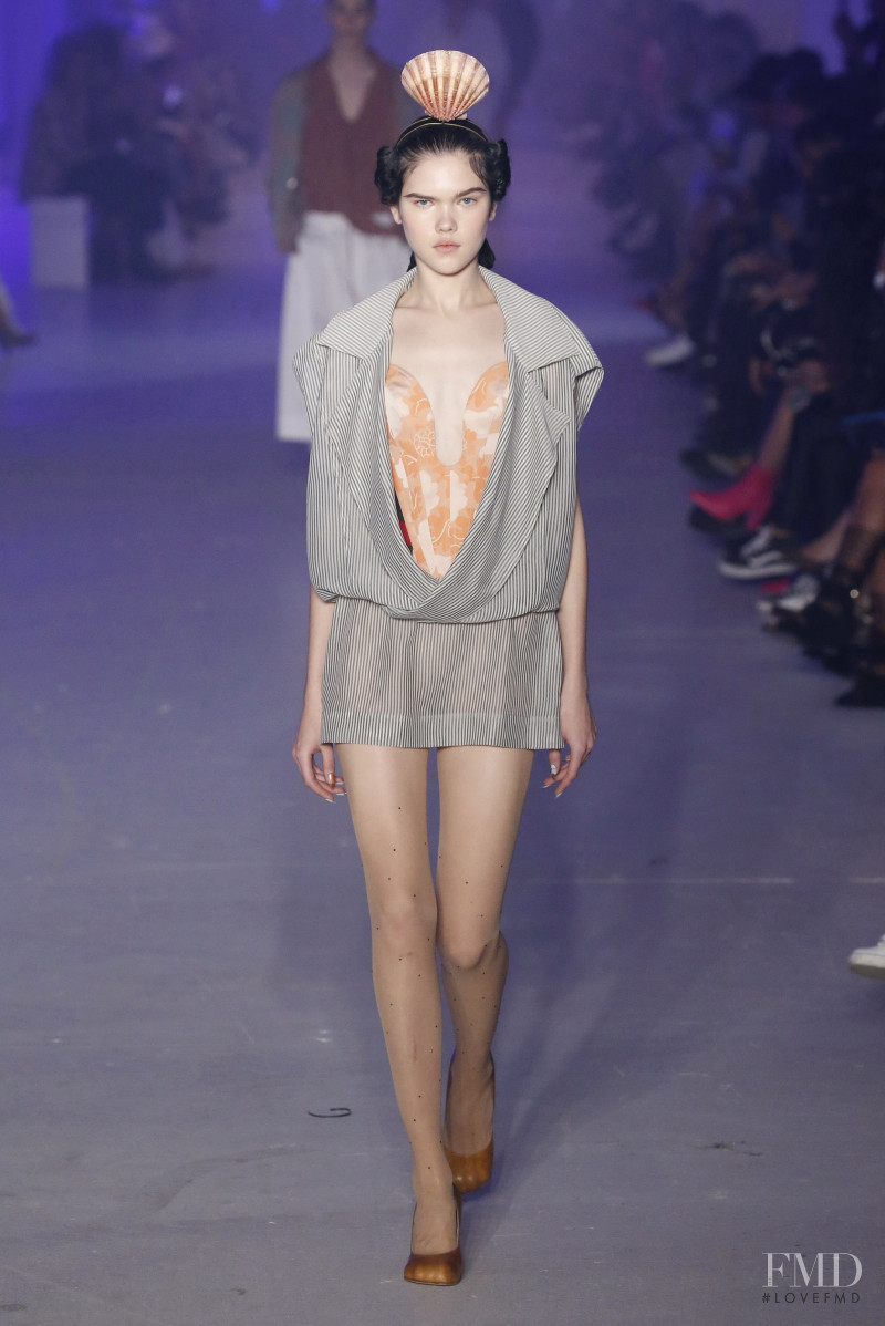 Aleksandra Sasha Krivosheya featured in  the Vivienne Westwood fashion show for Spring/Summer 2020