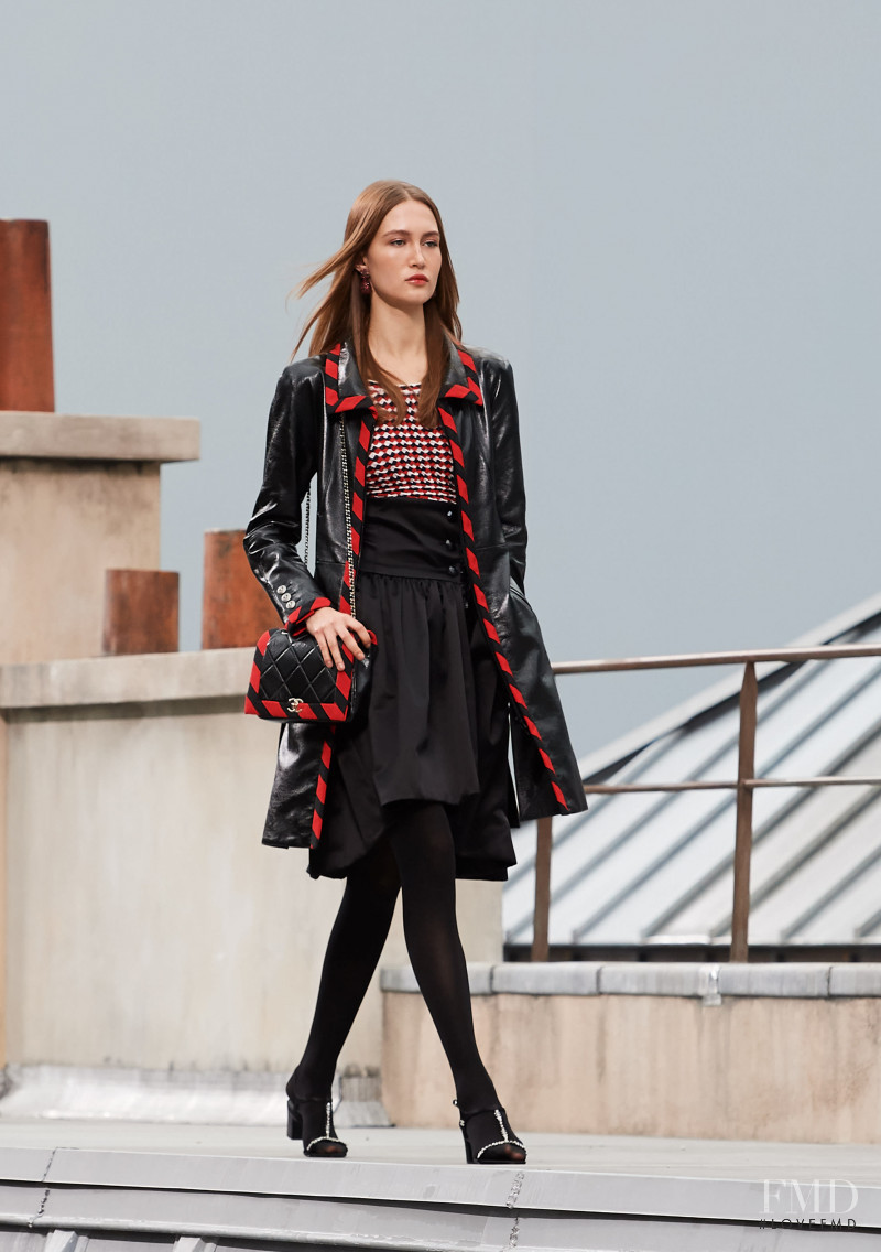 Vika Evseeva featured in  the Chanel fashion show for Spring/Summer 2020