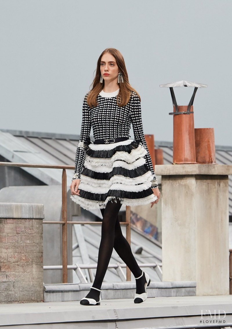 Odette Pavlova featured in  the Chanel fashion show for Spring/Summer 2020