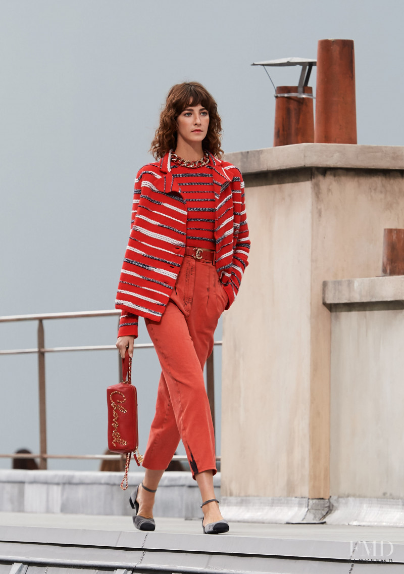 Cristina Herrmann featured in  the Chanel fashion show for Spring/Summer 2020
