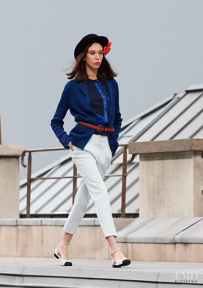Moira Berntz featured in  the Chanel fashion show for Spring/Summer 2020