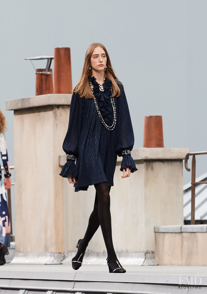 Lia Pavlova featured in  the Chanel fashion show for Spring/Summer 2020