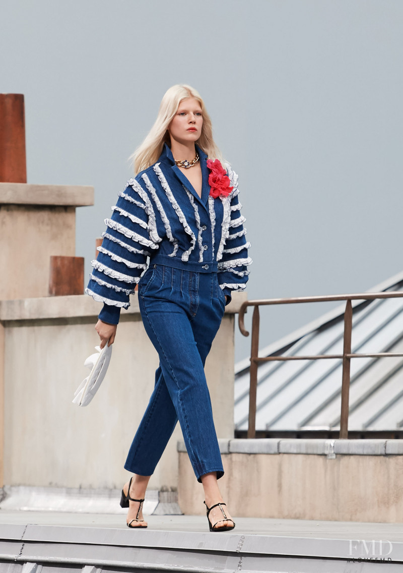 Ola Rudnicka featured in  the Chanel fashion show for Spring/Summer 2020