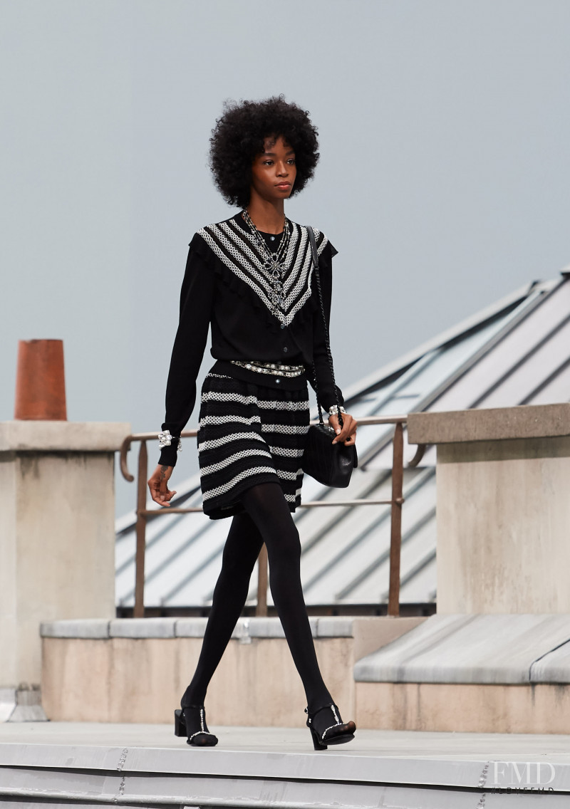 Kyla Ramsey featured in  the Chanel fashion show for Spring/Summer 2020