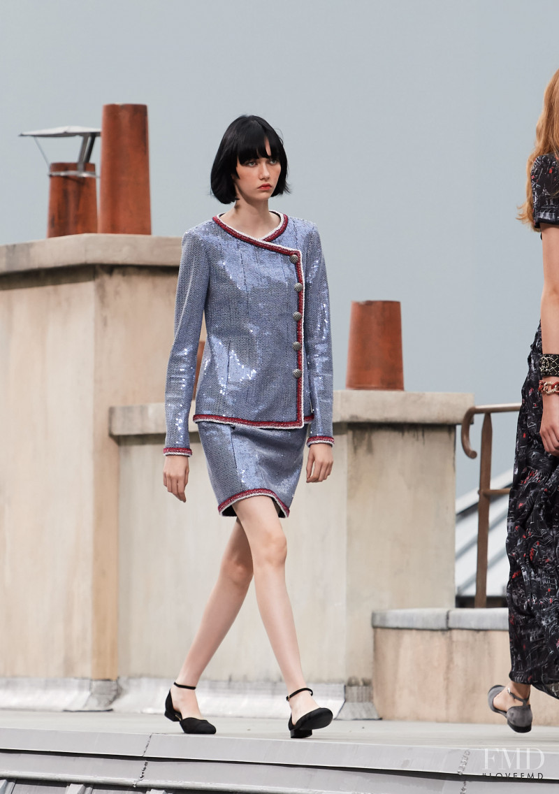 Sofia Steinberg featured in  the Chanel fashion show for Spring/Summer 2020