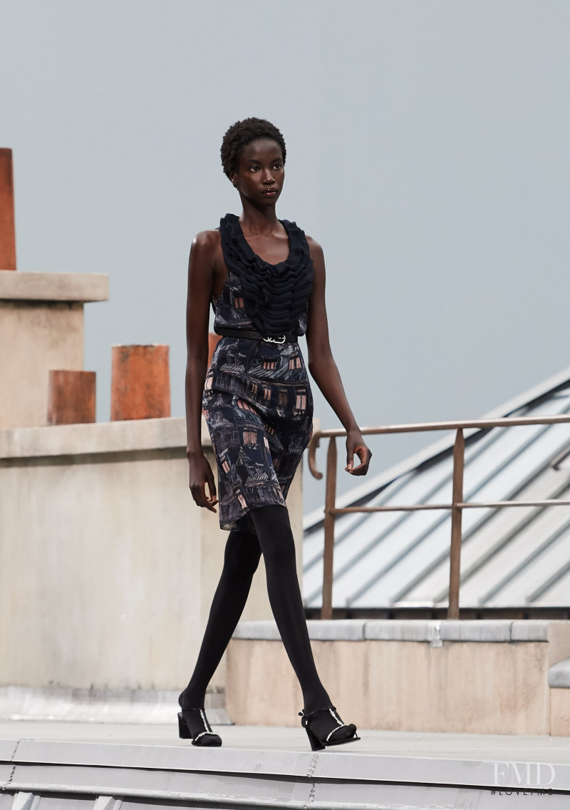 Anok Yai featured in  the Chanel fashion show for Spring/Summer 2020