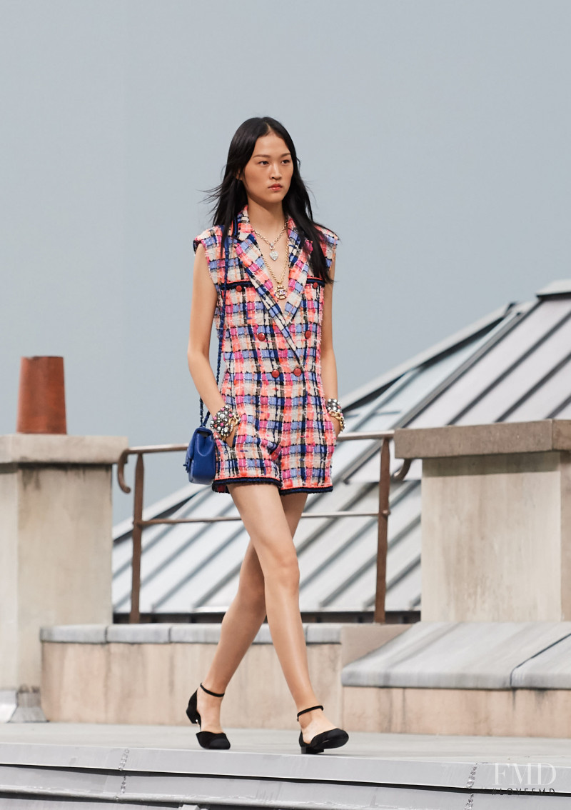 Cai Guannan featured in  the Chanel fashion show for Spring/Summer 2020