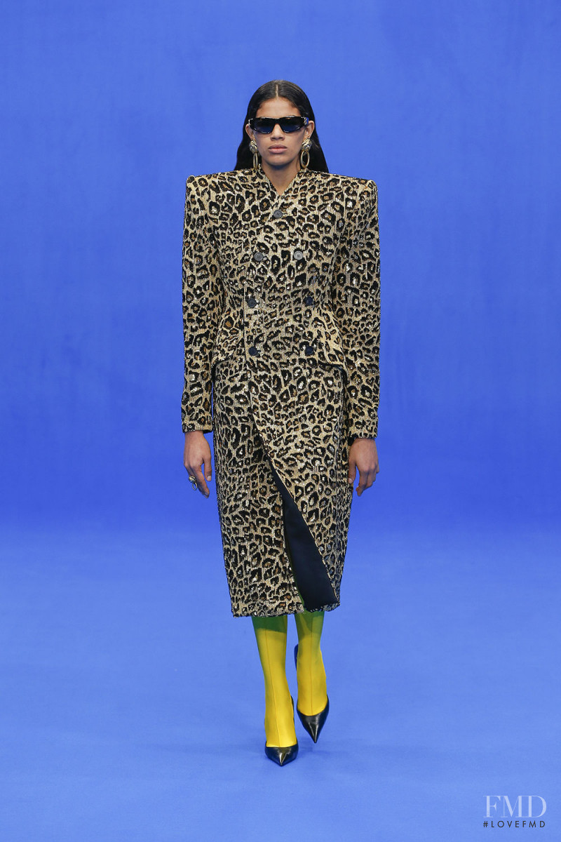 Thalita Farias featured in  the Balenciaga fashion show for Spring/Summer 2020