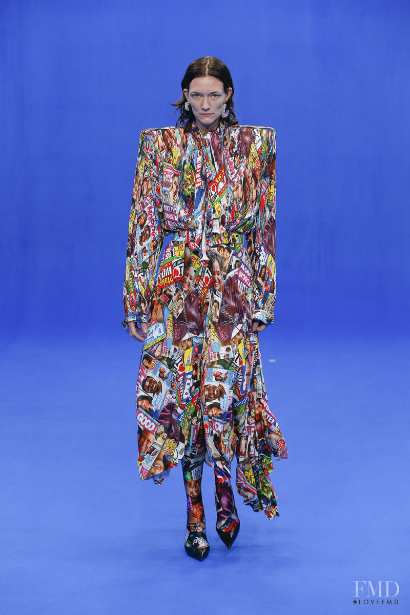 Martina Almquist featured in  the Balenciaga fashion show for Spring/Summer 2020