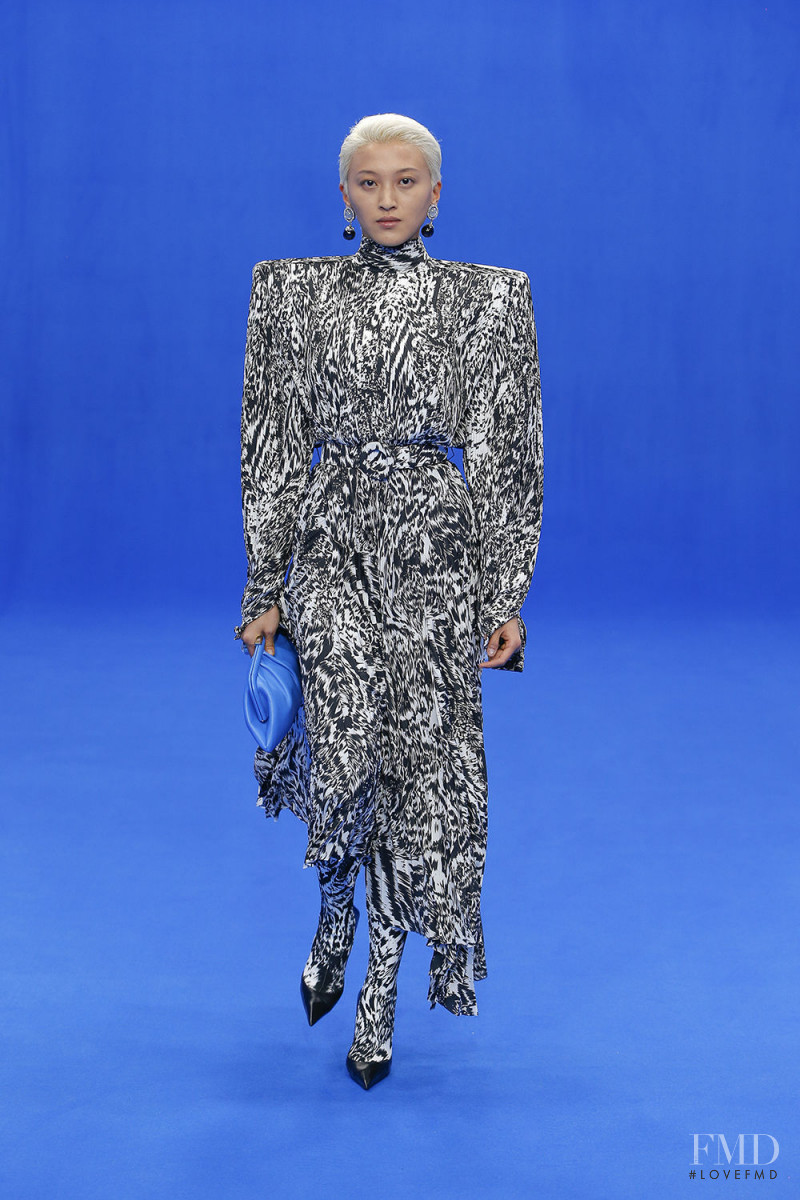 Janey Lv featured in  the Balenciaga fashion show for Spring/Summer 2020