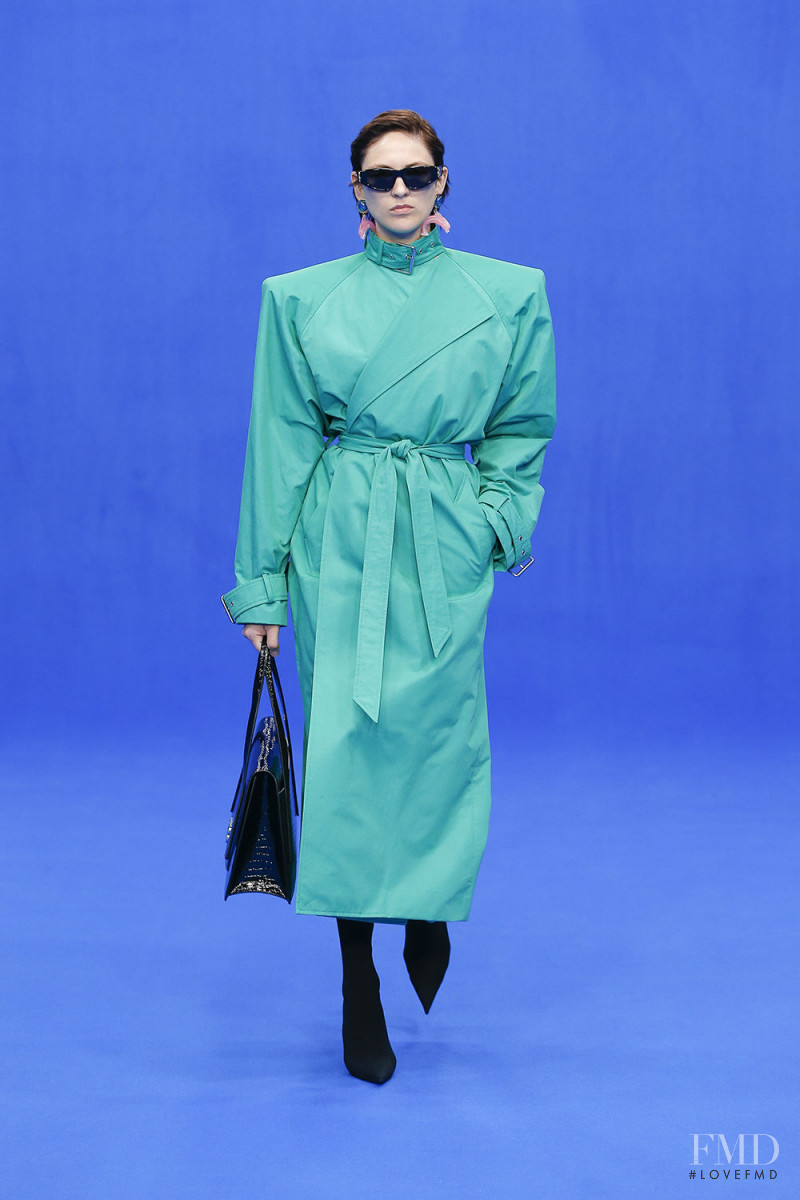 Lida Fox featured in  the Balenciaga fashion show for Spring/Summer 2020