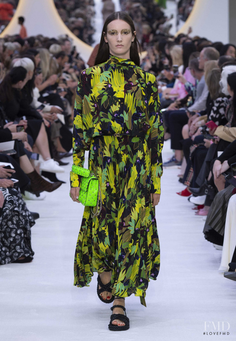 Mel Amy Van Roemburg featured in  the Valentino fashion show for Spring/Summer 2020