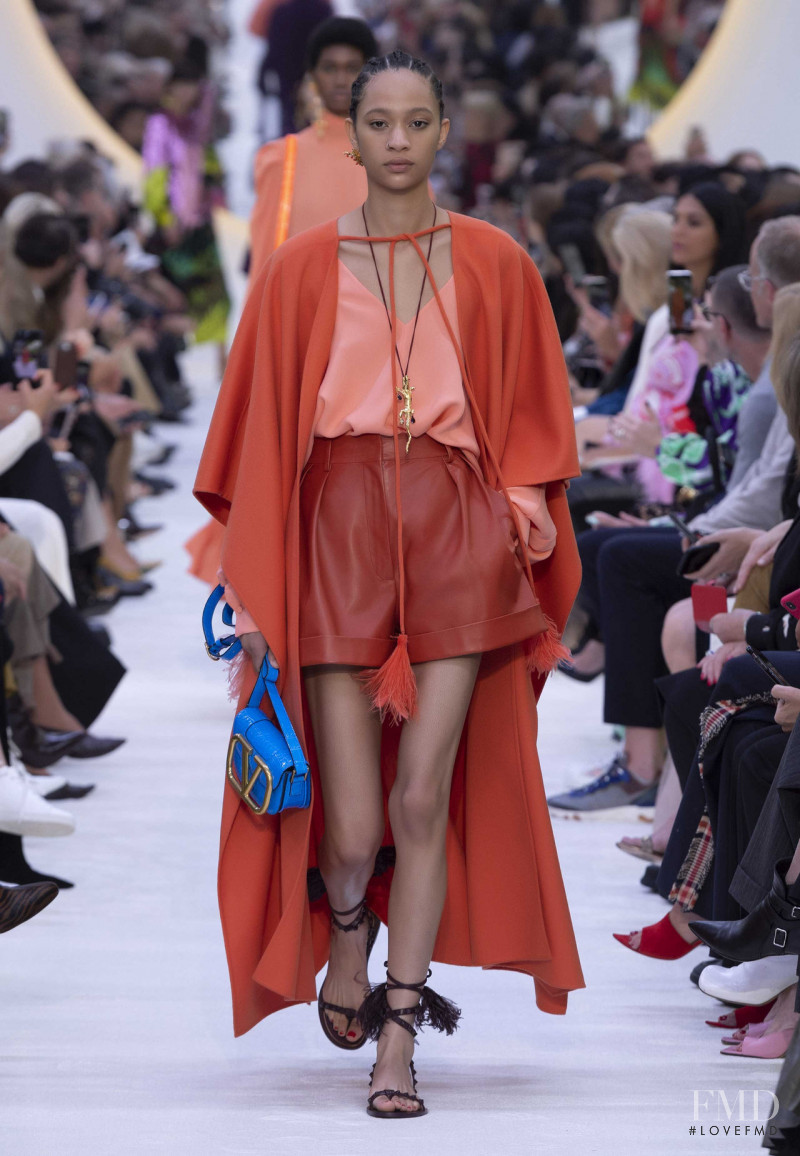 Selena Forrest featured in  the Valentino fashion show for Spring/Summer 2020