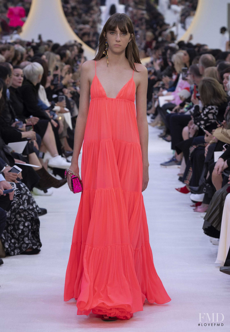 Evelyn Nagy featured in  the Valentino fashion show for Spring/Summer 2020