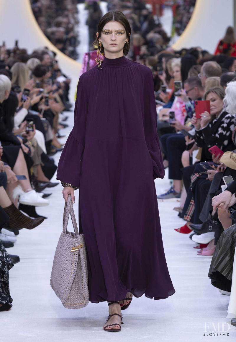 Lara Mullen featured in  the Valentino fashion show for Spring/Summer 2020