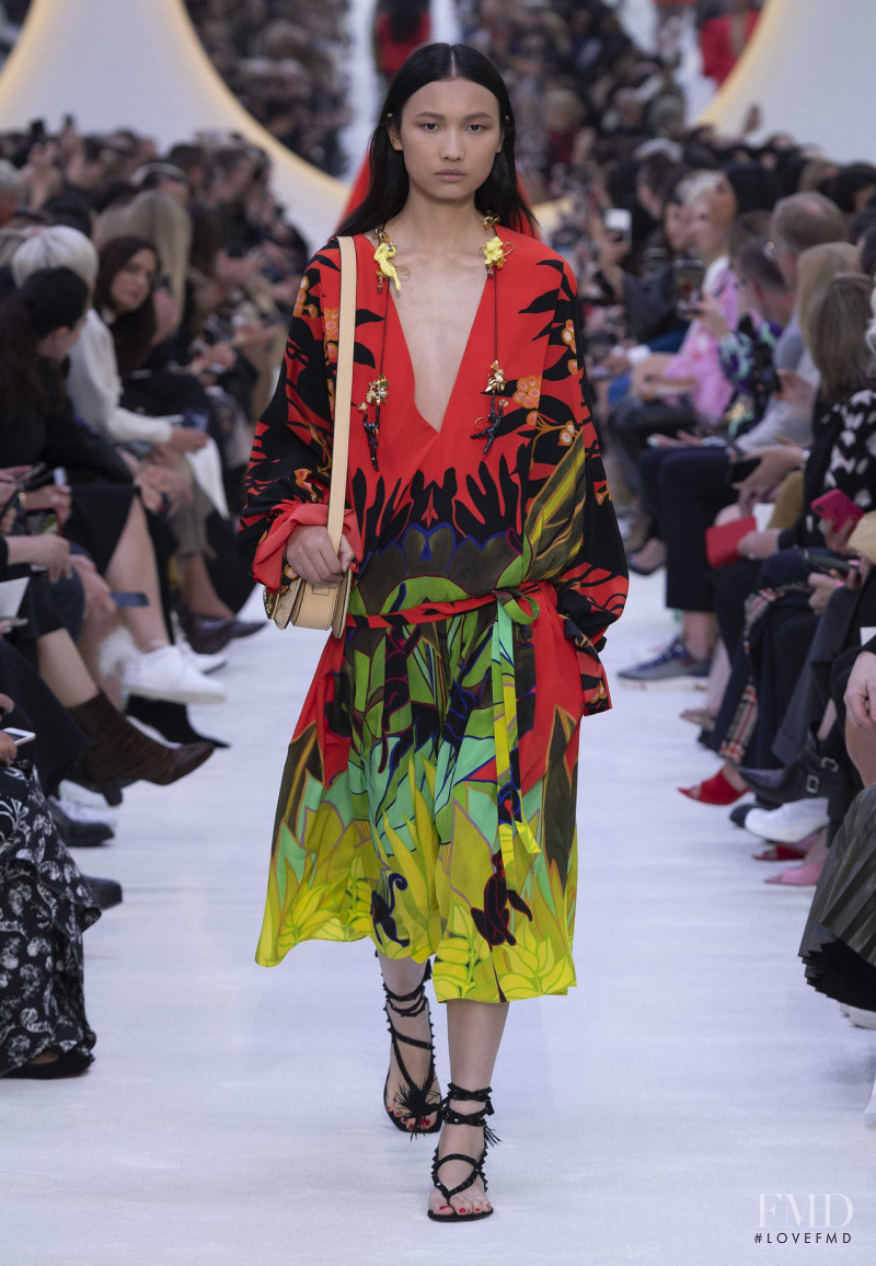 Ning Jinyi featured in  the Valentino fashion show for Spring/Summer 2020