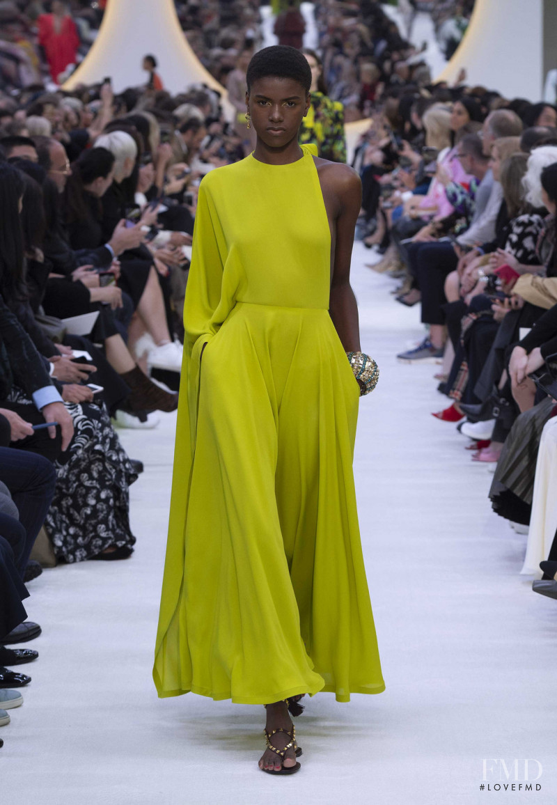 Yorgelis Marte featured in  the Valentino fashion show for Spring/Summer 2020