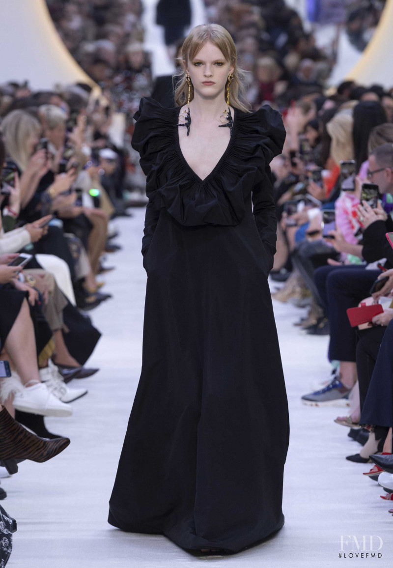 Hannah Motler featured in  the Valentino fashion show for Spring/Summer 2020