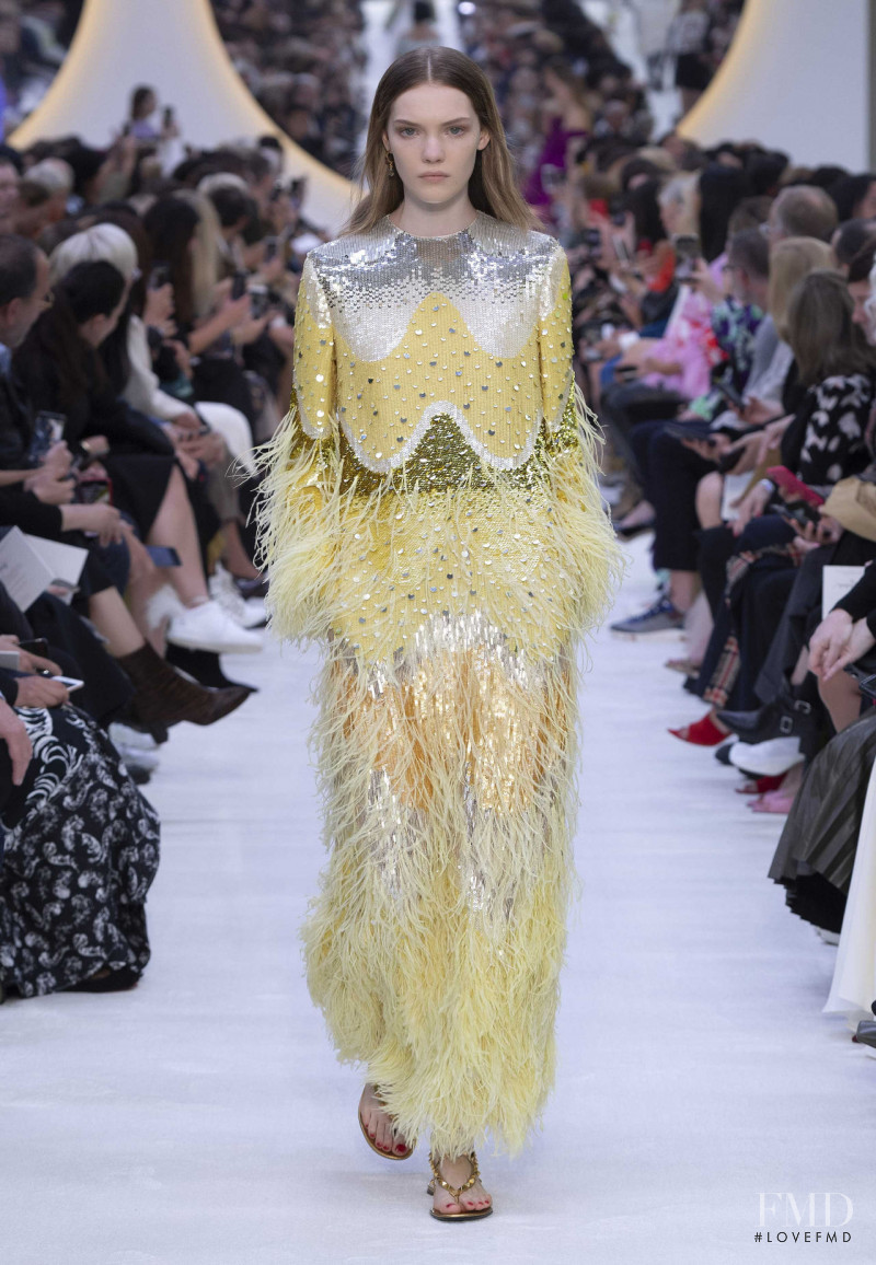 Penelope Ternes featured in  the Valentino fashion show for Spring/Summer 2020