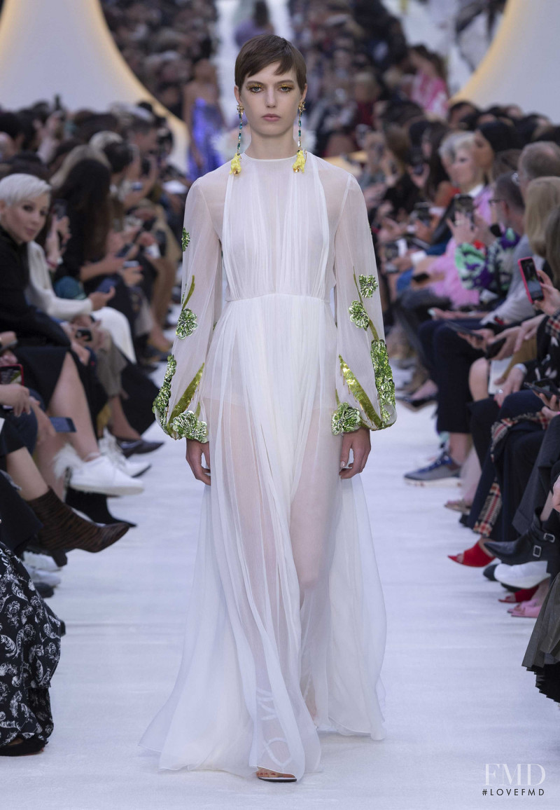 Nikki Tissen featured in  the Valentino fashion show for Spring/Summer 2020