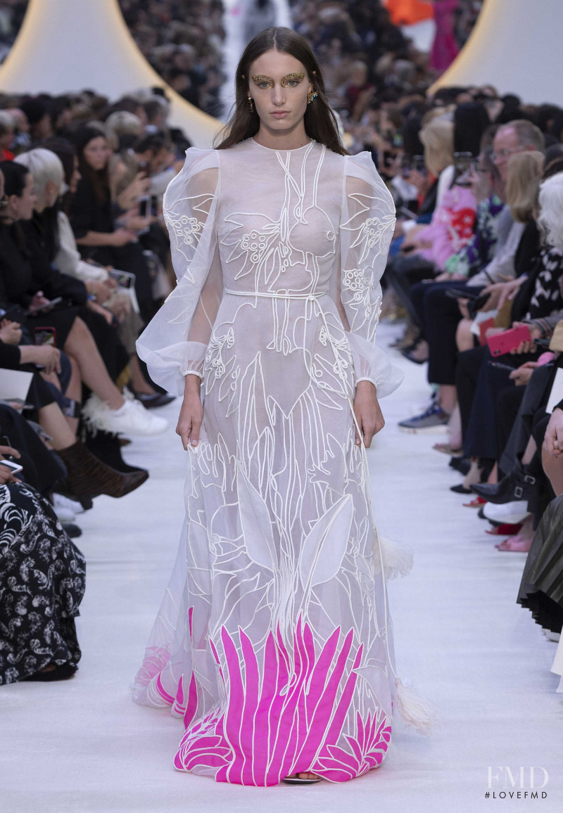 Aurora Talarico featured in  the Valentino fashion show for Spring/Summer 2020