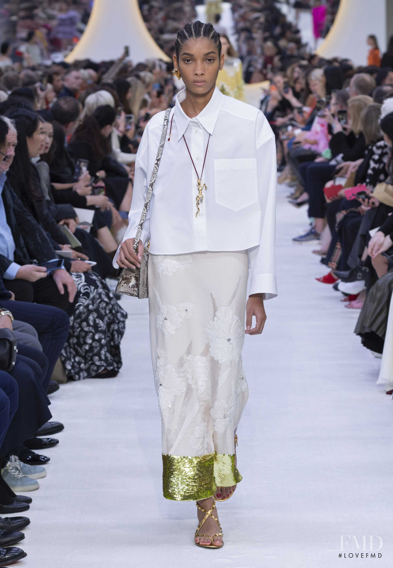 Licett Morillo featured in  the Valentino fashion show for Spring/Summer 2020