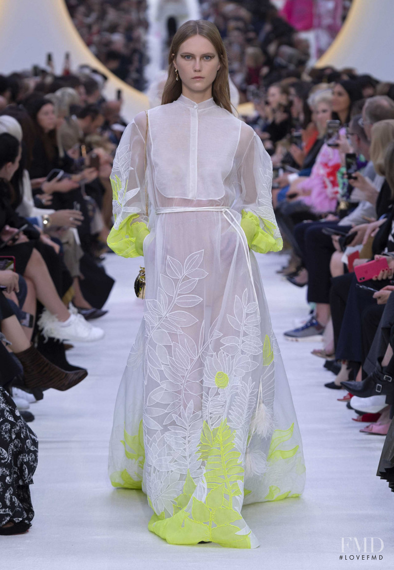 Julie Hoomans featured in  the Valentino fashion show for Spring/Summer 2020