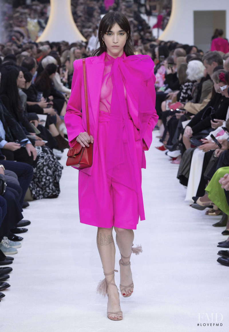 Zso Varju featured in  the Valentino fashion show for Spring/Summer 2020