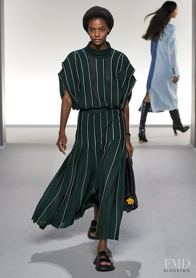 Karly Loyce featured in  the Givenchy fashion show for Spring/Summer 2020