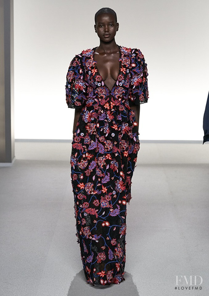 Adut Akech Bior featured in  the Givenchy fashion show for Spring/Summer 2020