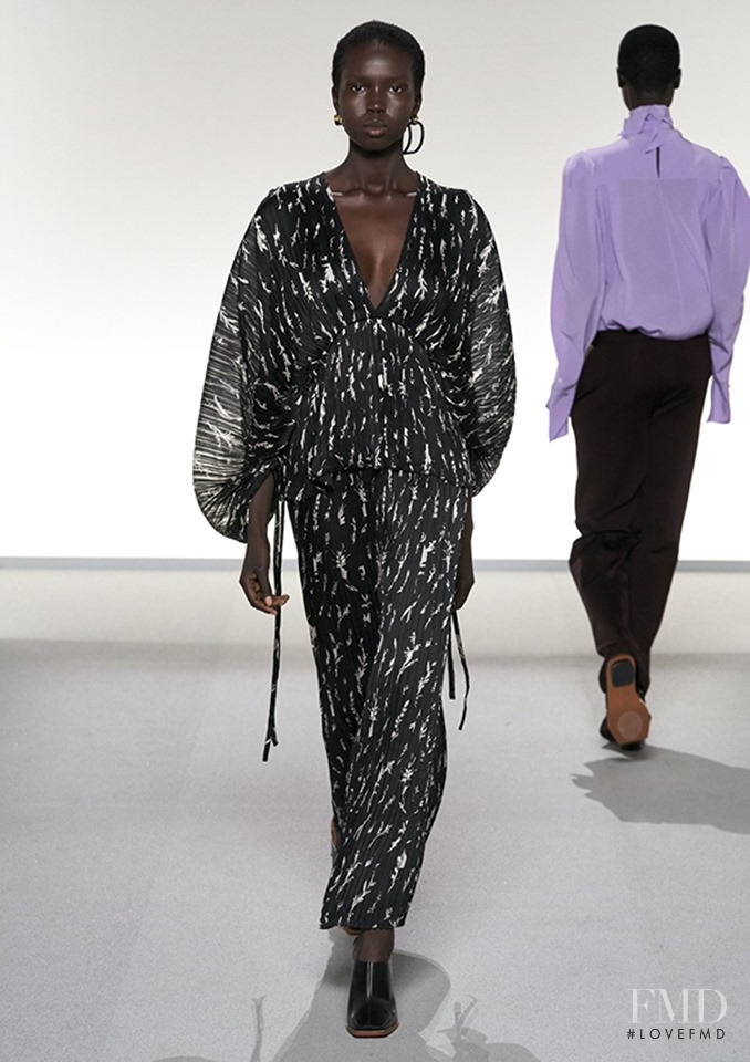 Ajok Madel featured in  the Givenchy fashion show for Spring/Summer 2020