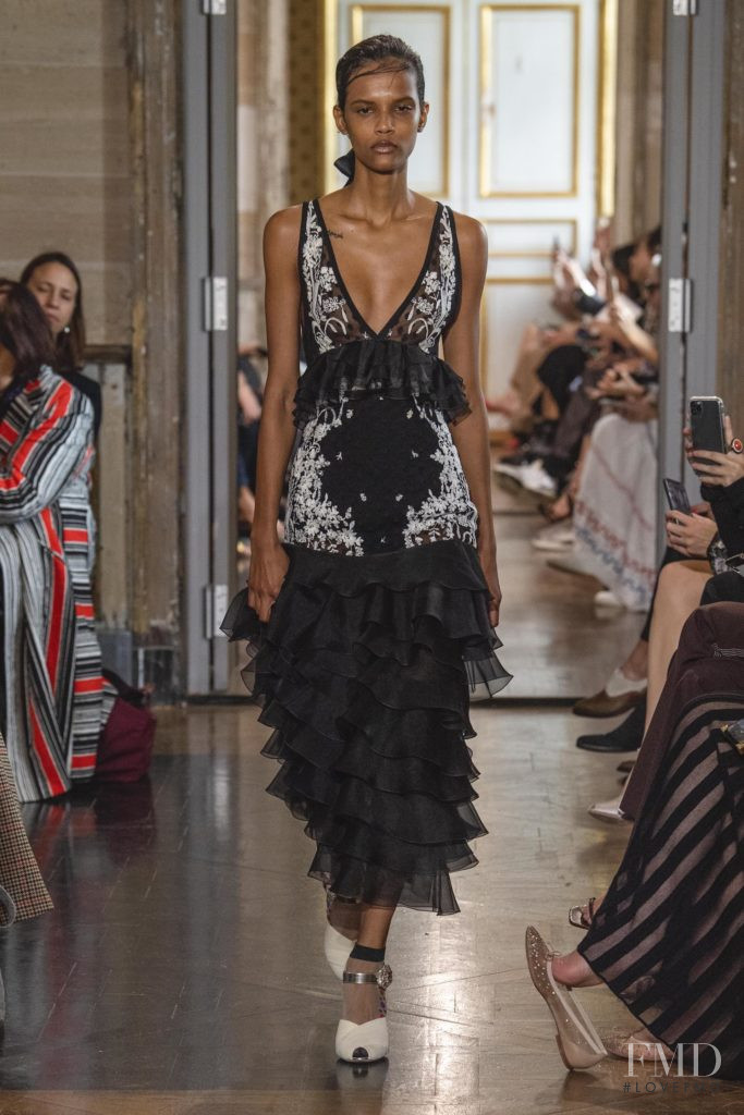 Natalia Montero featured in  the Giambattista Valli fashion show for Spring/Summer 2020