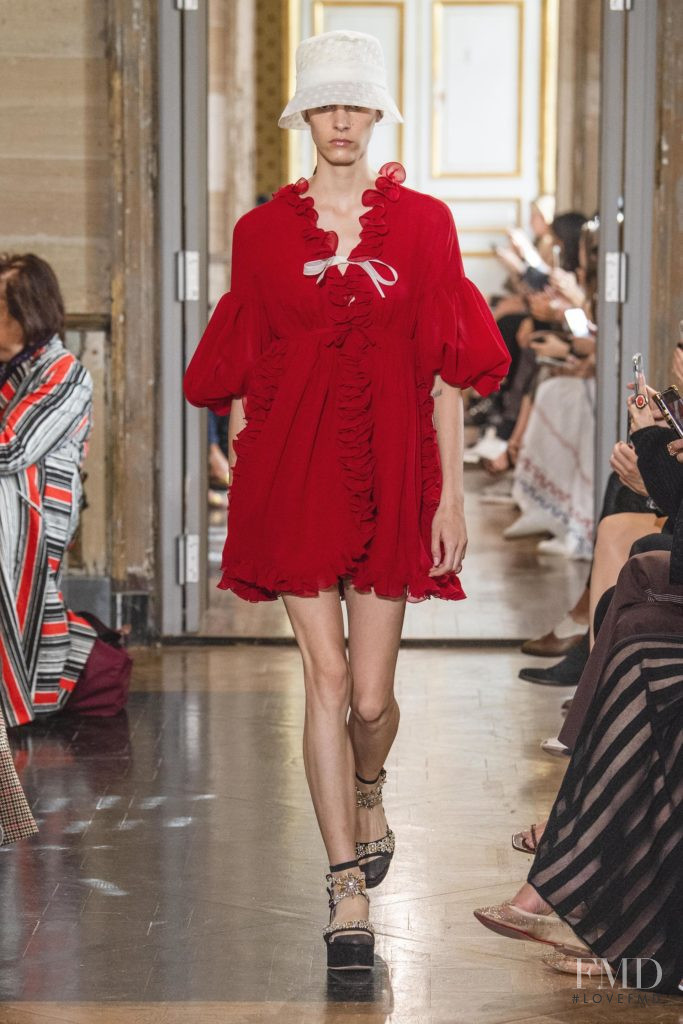 Cyrielle Lalande featured in  the Giambattista Valli fashion show for Spring/Summer 2020