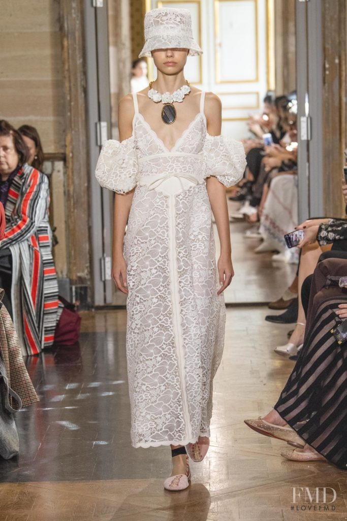 Mathilde Henning featured in  the Giambattista Valli fashion show for Spring/Summer 2020