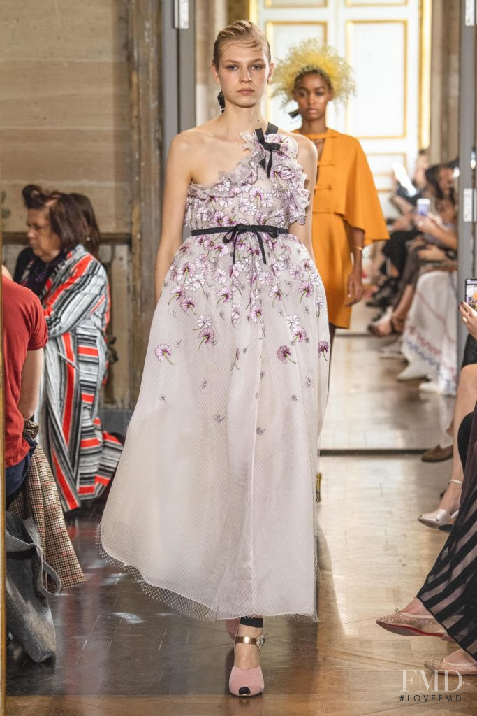 Deirdre Firinne featured in  the Giambattista Valli fashion show for Spring/Summer 2020