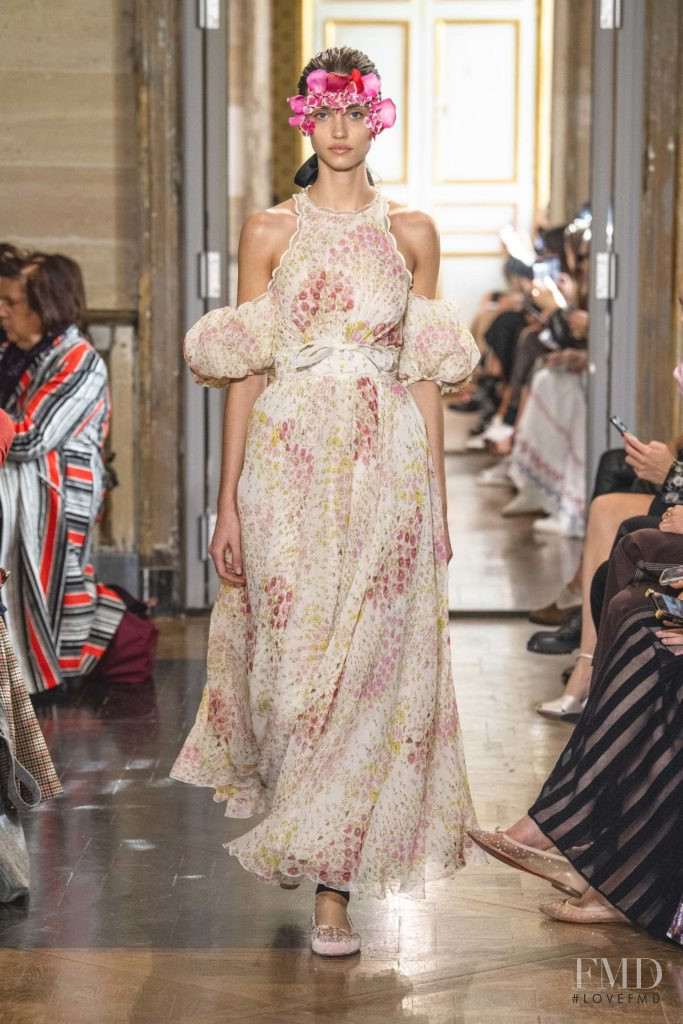 Krini Hernandez featured in  the Giambattista Valli fashion show for Spring/Summer 2020
