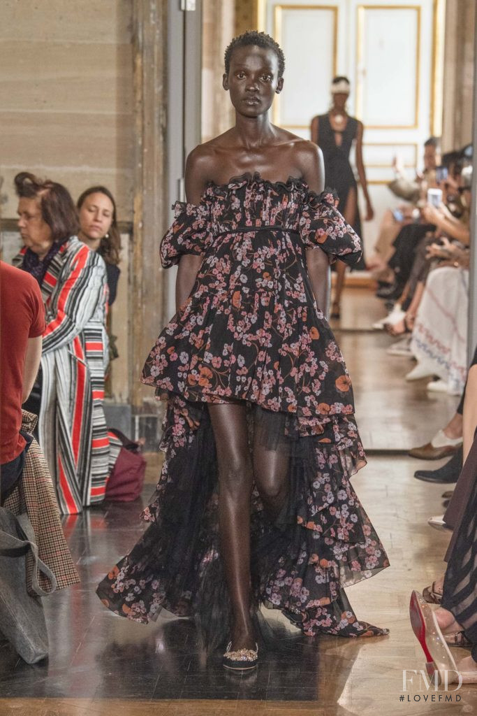 Aliet Sarah Isaiah featured in  the Giambattista Valli fashion show for Spring/Summer 2020