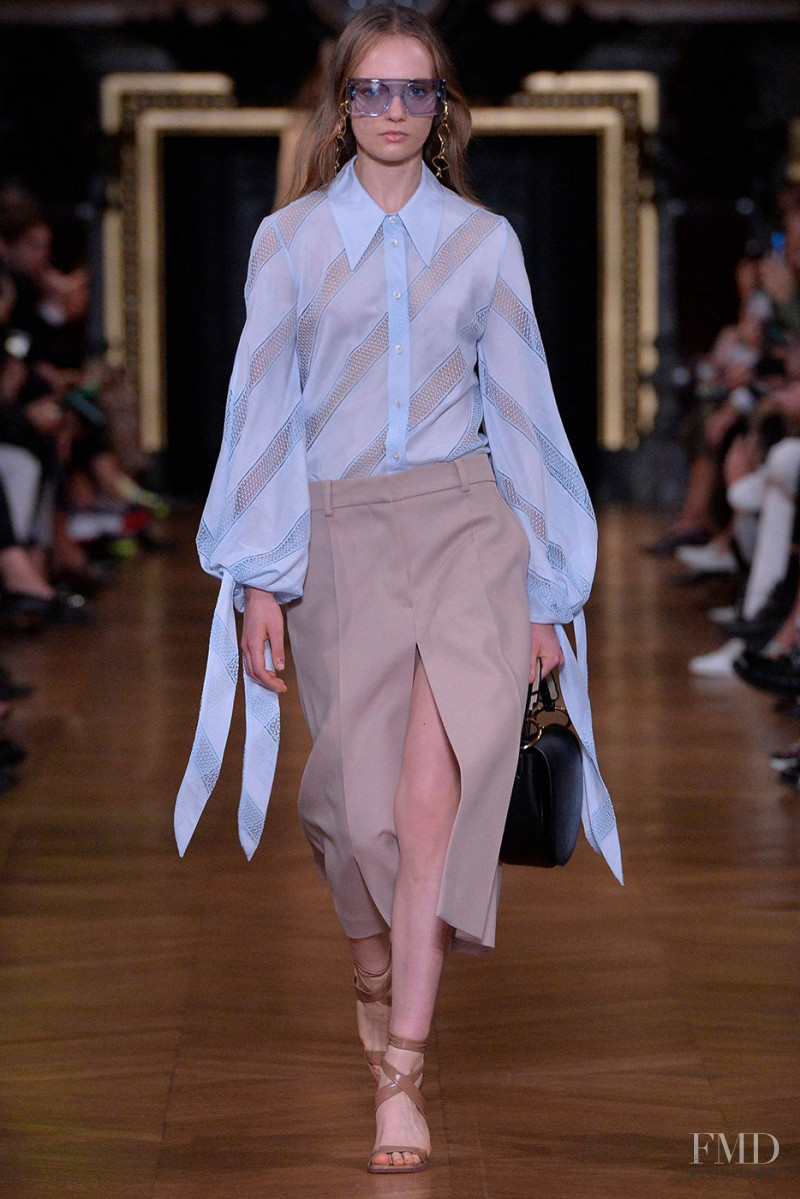 Fran Summers featured in  the Stella McCartney fashion show for Spring/Summer 2020