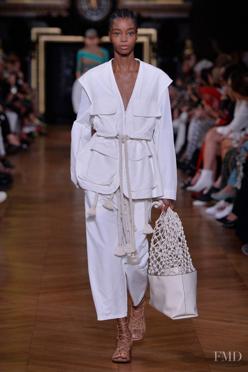 Kyla Ramsey featured in  the Stella McCartney fashion show for Spring/Summer 2020