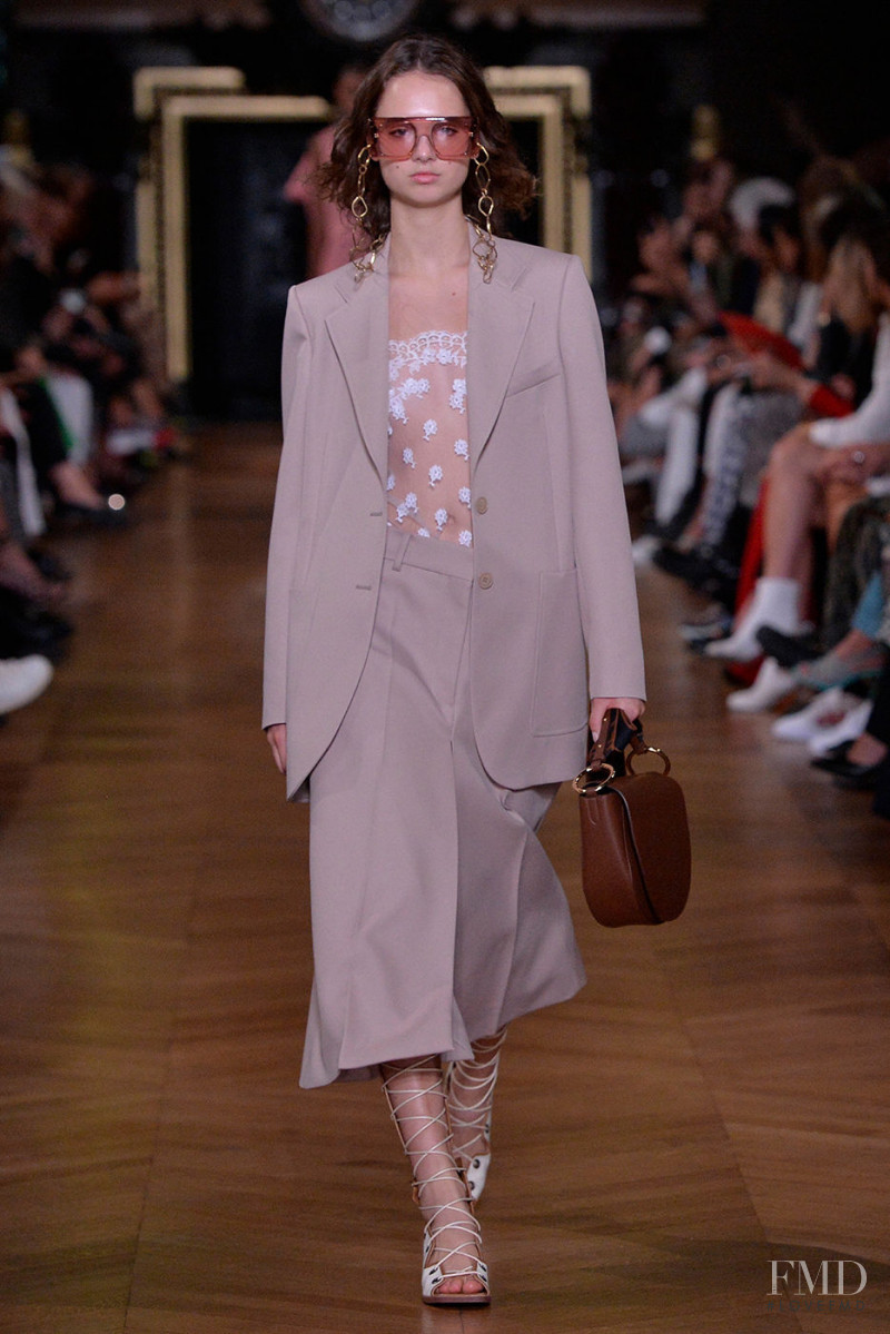 Giselle Norman featured in  the Stella McCartney fashion show for Spring/Summer 2020