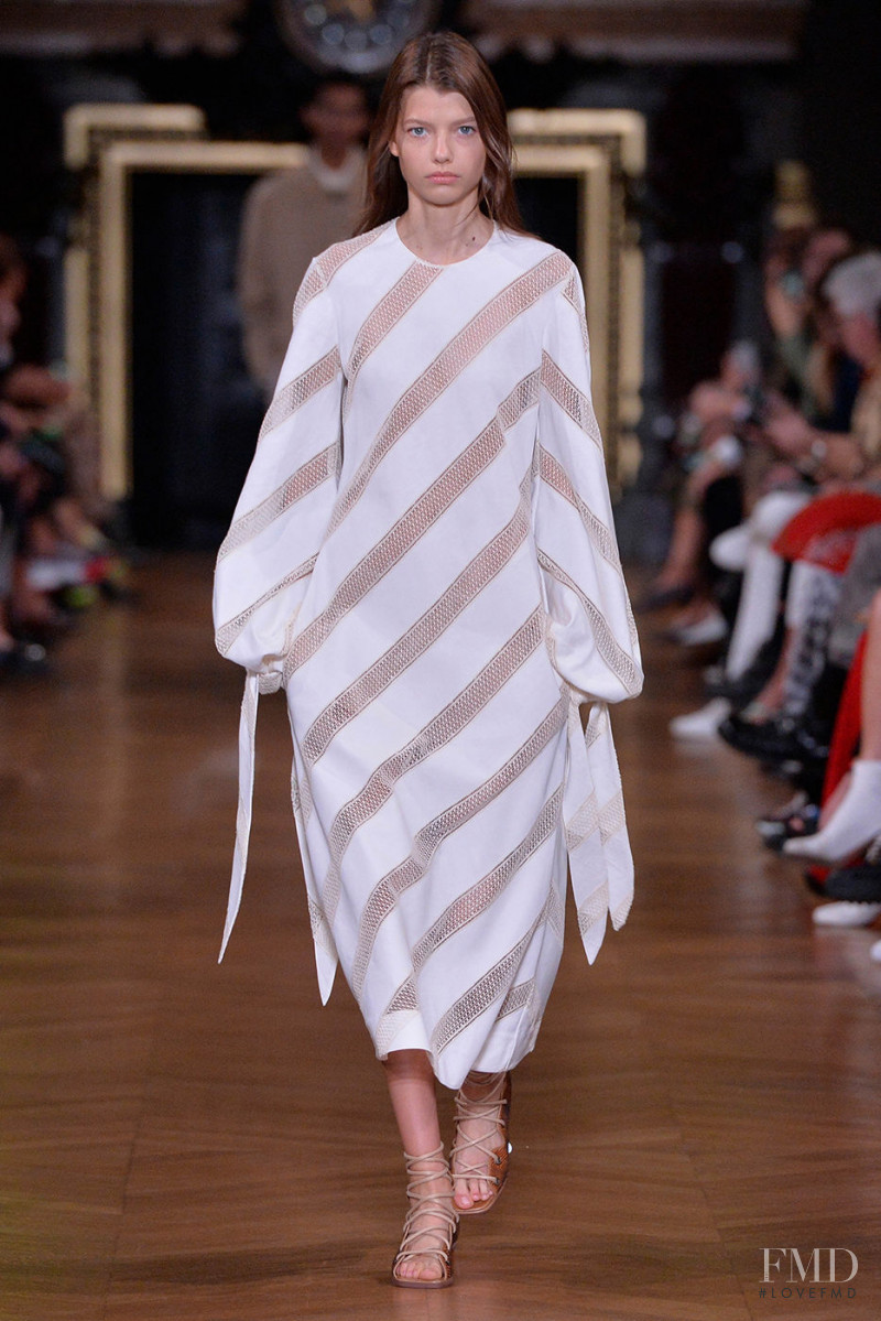 Mathilde Henning featured in  the Stella McCartney fashion show for Spring/Summer 2020