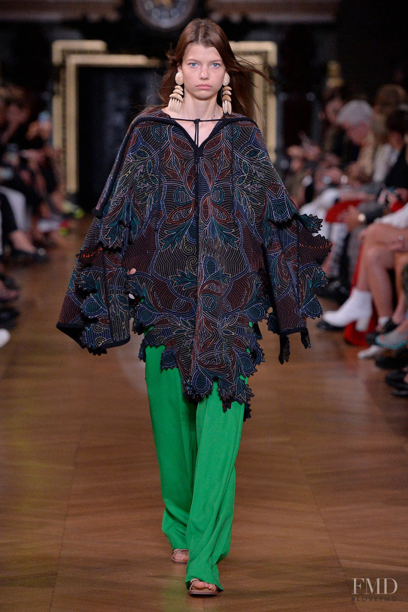 Mathilde Henning featured in  the Stella McCartney fashion show for Spring/Summer 2020