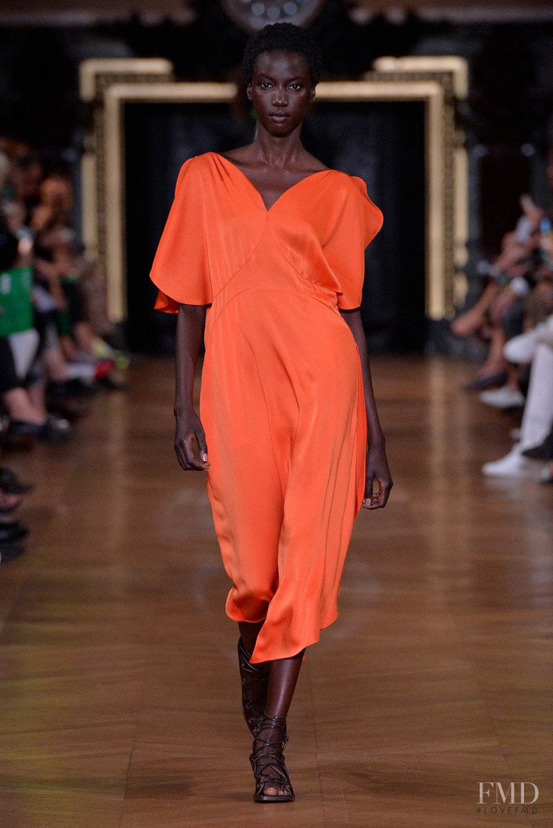 Anok Yai featured in  the Stella McCartney fashion show for Spring/Summer 2020