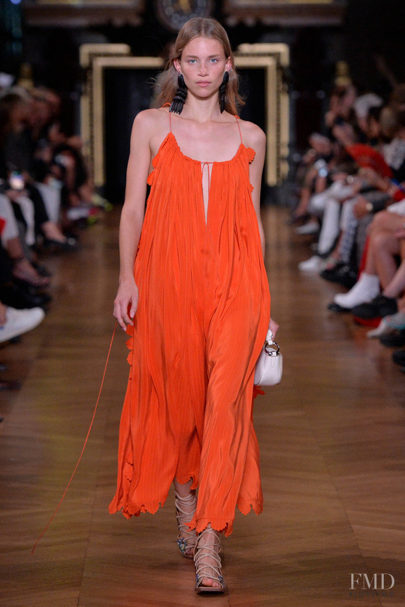 Rebecca Leigh Longendyke featured in  the Stella McCartney fashion show for Spring/Summer 2020
